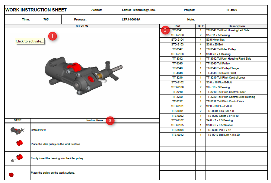 Interactive Rich 3D PDF Samples