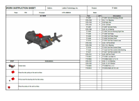 Interactive 3D PDF with work instructions