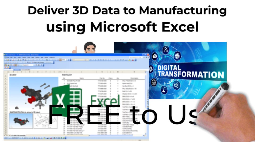 Use Excel Spreadsheets to Deliver Interactive, 3D Product Models